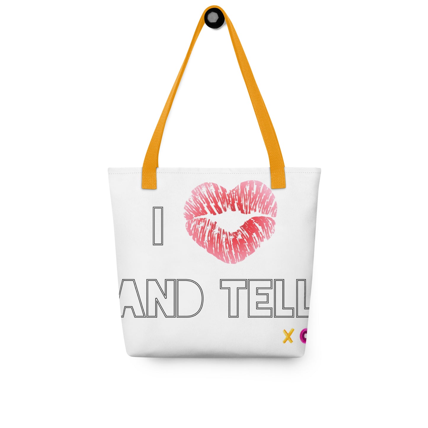 Kiss and tell Tote bag