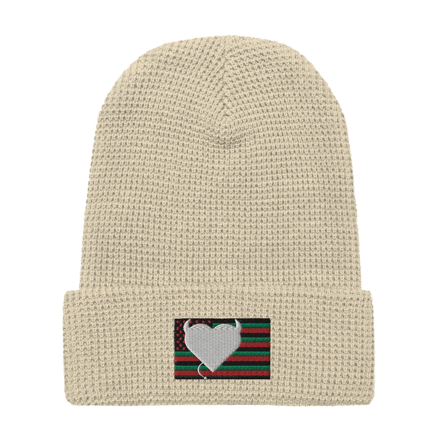 Juneteenth/Liberation Waffle beanie