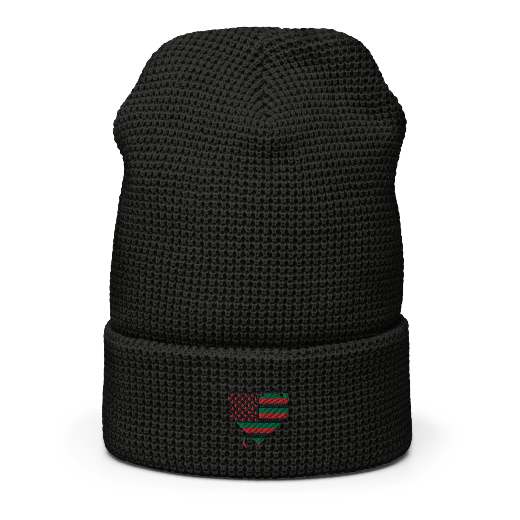 Juneteenth/Liberation Waffle beanie