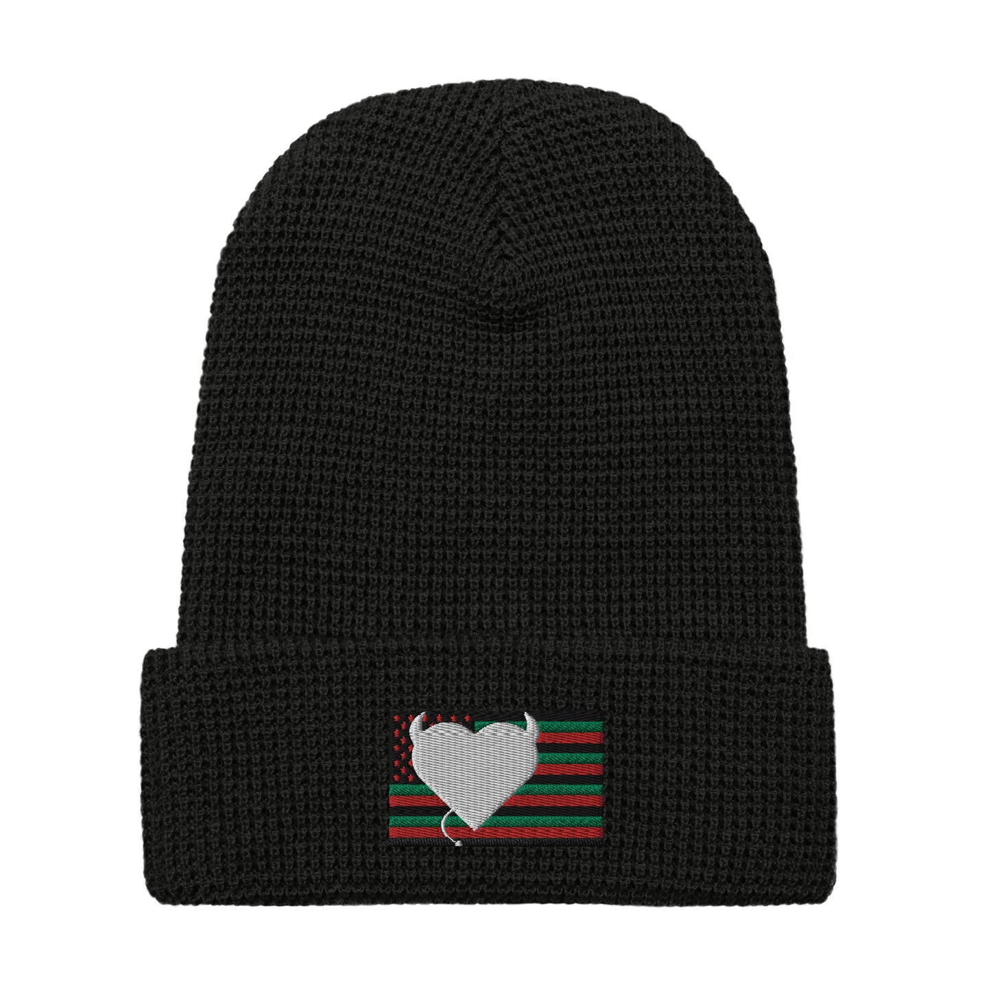 Juneteenth/Liberation Waffle beanie