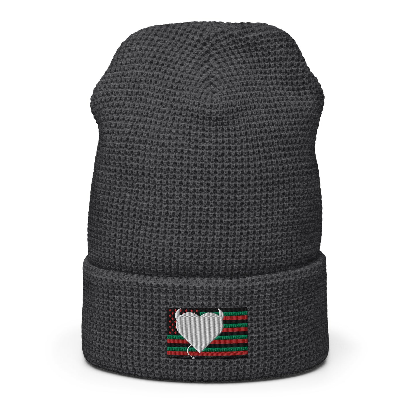 Juneteenth/Liberation Waffle beanie