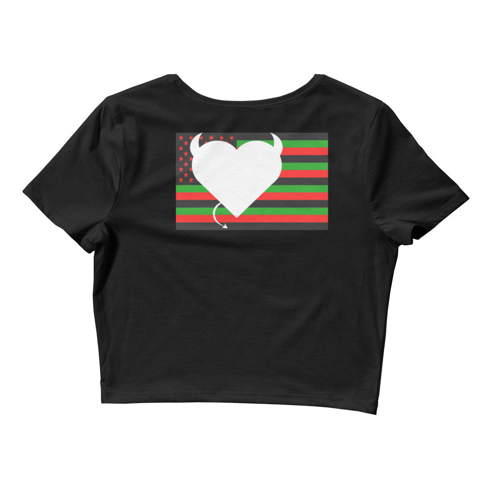 Juneteenth XO Crop Tee