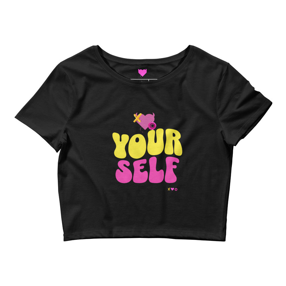 XO yourself Crop Tee