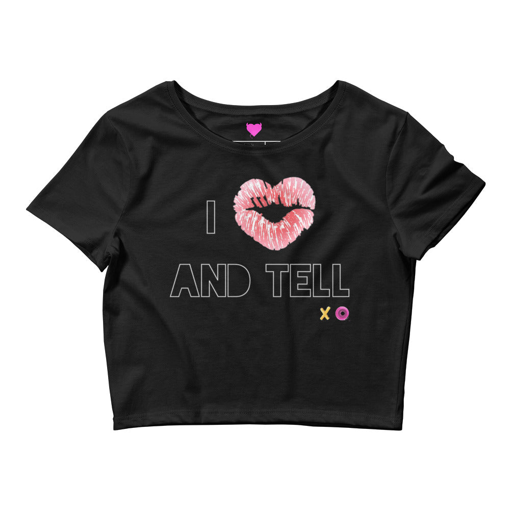 Kiss and Tell Crop Tee