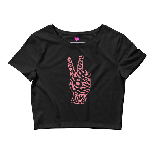 Peace and Love Crop Top