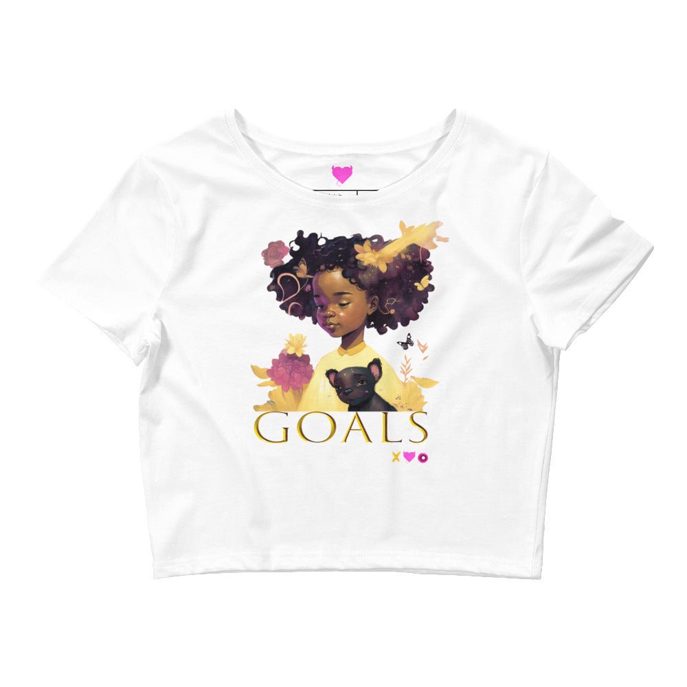 Goals Crop Tee